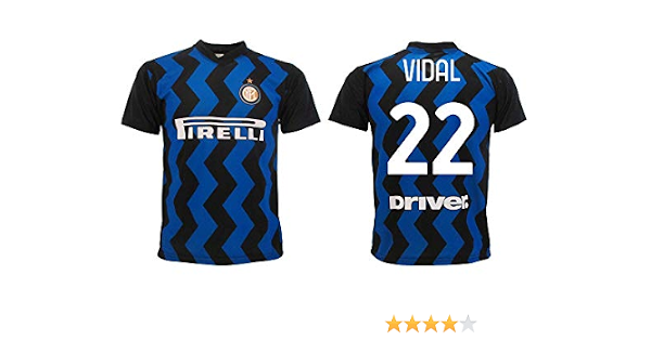 Maglia Vidal Inter 2021 Home Ufficiale 2020-2021 Adulto Ragazzo Bambino  Arturo nerazzurra : Amazon.it: Abbigliamento