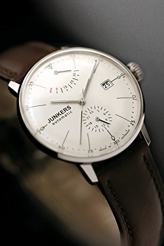 Junkers men's Automatic Watch Analogue Display and Leather Strap 60605