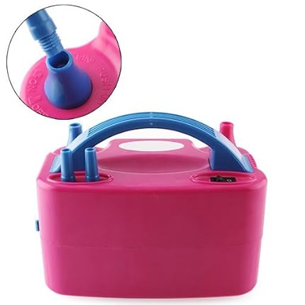 Pompa Elettrica Per Palloncini PlusFive 30W | Silenziosa Per Palloncini Lunghi E In Pellicola | Mini Pompa Adria Arancione