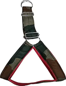 ADIOS Dog Belt 1 inch Designer Padded Dog Body Harness Adjustable Chest Size 22-29 inch Dog Body Harness for Your Pet Dogs.