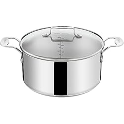 Tefal H8614614 Pro Inox, Faitout Inox, 24 cm Tous Feux Dont Induction