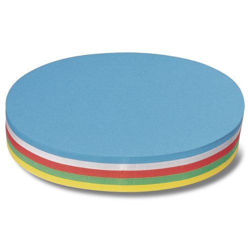 Nobo Moderationskarte Oval 250 Stück Farblich Sortiert (190x110mm) - 2