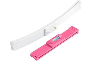 KEQAR 2 Pcs Kit de Coupe de Cheveux, Coupe Fourche, Guide de Coupe pour Pointes et Frange, Clips Cheveux pour une Coupe Professionnelle à Domicile, Accessoire de Coiffure pour Hommes et Femmes