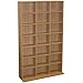 Price comparison product image PIGEON HOLE - 588 CD / 378 DVD Blu-ray Media Storage Unit - Oak