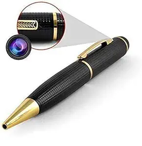 Wukama Full HD 1920px Spy 4K Pen Camera with 32GB Memory Card HD Video Audio Recording with Free 32 GB Memory Card for Long Time Recording_Hidden Spy Camera No Light Flashes for Home/Shop/Meeting