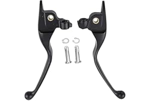 S SYUU Black Brake Clutch Hand Lever Sets Pairs Aftermarket Part for Harley Davidson Road King FLHR Electra Glide Ultra Classic FLHTCU FLHX Road Glide FLTRX