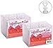 Produktbild WOMA Seifenblasen Hochzeit Set Love Edition - 48 & 96 Stück Sets mit süßem Herzgriff für Verlobung & Hochzeit - Wunderschöne Hochzeitsdeko & Wedding Decoration