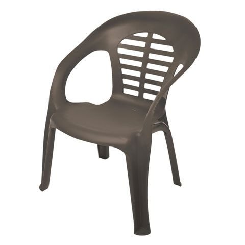 Garden Life 8305W - Sillón confort, 40 x 52 x 83 cm, color wengué