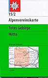 bad mitterndorf gemeinde  Totes Gebirge, Mitte: Wege und Skitouren - 1:25.000 (Alpenvereinskarten)