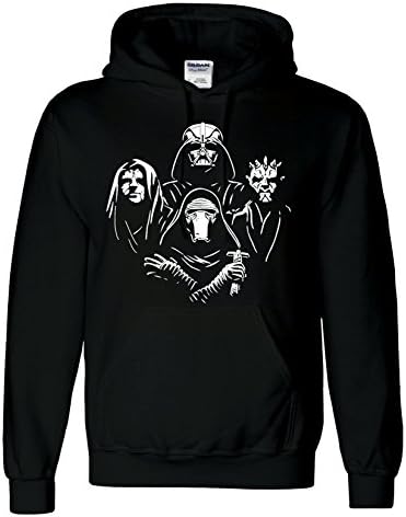 Inspired Dark Side Jedi Vader Star HOODIE Darth Emperors Galaxy Wars Hoodie (Large)