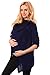 Purpless Maternity and Nursing Cardigan 9005 (UK 8-10, Navy)