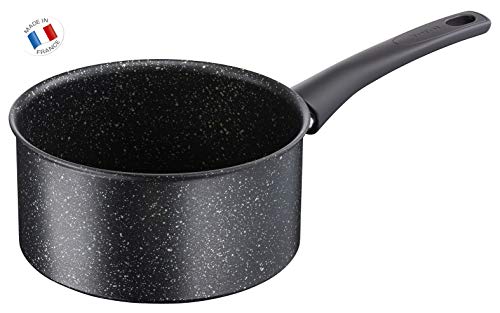 Tefal C6343002 Authentic Casserole 20 cm Noir Moucheté Tous Feux Dont Induction, Aluminium