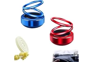 frovi Tragbarer kinetischer Molekularheizer aus Legierung, verbessertes Modell, tragbarer kinetischer Mini-Heizer, automatisch rotierendes Solar-Doppelring-Aromatherapie-Ornament