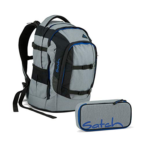 Preisvergleich Produktbild Satch Pack Grey Ray Schulrucksack Set 2tlg.