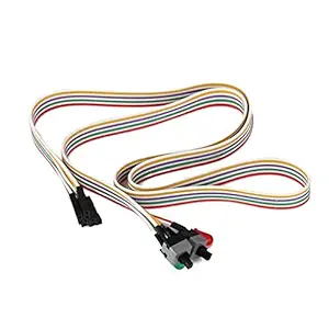 iParn ATX PC Computer Motherboard Power Cable 2 Switch 1 Pack