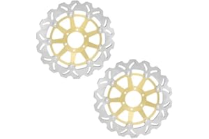 T | TARAZON TARAZON 2 piezas para FZR 600 R 1989 1990 1991 1992 1993 1994 1995/ FZS 600 Fazer 1998-2003/ TDM TRX 850 Disco Discos de Freno Delantero