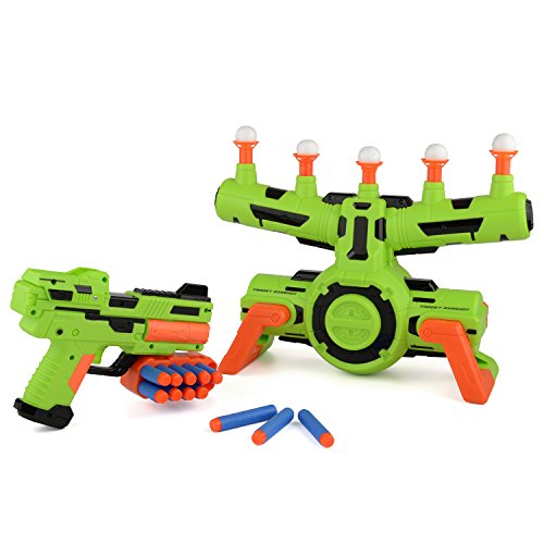 Floating Target Airshot Game Foam Dart Blaster Shooting Toy Kids Ball Blasting