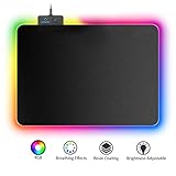 【 Ultra Smooth Surface Design 】 - Mit ultrafeinem Fasergeflechtmaterial ausgestattet, Mit einer mikrostrukturierten, glatten Oberfläche, präziser Navigation und optimalem Spielerlebnis.