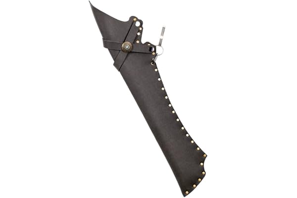 MiOYOOW Carquois de Tir à l'arc, Étui de Flèche Rétro Étanche Taille Portable Carquois de Taille de Flèche en Cuir PU Portable pour Arc à Poulies Classiques