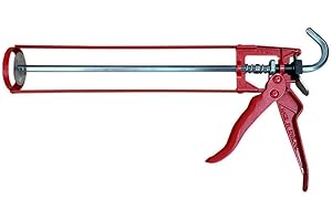 3C Sealants Cox Easiflow HD 10" Silicone Sealant Gun - Heavy Duty Manual Mastic Sealant Applicator for 290ml–400ml Tubes, Metal Frame, for Silicones, Adhesives, Polymers, Polyurethanes & Acrylics