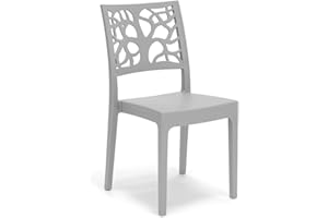 REDÒKASA redokasa Teti sedia in polipropilene da interno/esterno - impilabile (Cemento)