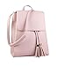 Produktbild SIX Damen Rucksack, Tassel, Fashion-Trend, Quasten, goldene Details, Druckverschluss, Pastelltöne, rosa (726-561)
