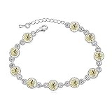MIMOO Mode Bracklet Damenschmuck Extravaganz Mode High-End-Armbanduhr mit österreichischem Kristall und Klaviermusik
