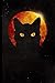 Produktbild Cateye Sunset: Black Cat Full Moon | 128 College Ruled Pages: 6 x 9 in Blank Lined Journal with Soft Matte Cover | Notebook, Diary, Composition ... school, students, homeschool and teachers