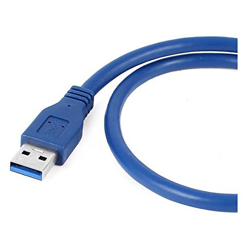 Datenkabel – SODIAL(R) 50cm USB 3.0 A Male to Female Verlaengerung Data Sync Transfer Kabel Datenkabel Blau - 2