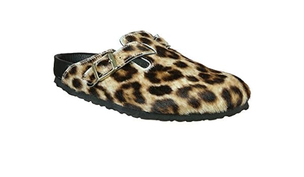 birkenstock boston leopard