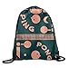Produktbild MaJack Ping Pong Rucksack mit Kordelzug, Bedruckt, für Teenager, Mädchen, leicht, Reisetasche, Gymnastik, 41,9 cm, 35,6 cm