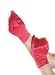 Produktbild Handschuhe kurz Satin für Braut Hochzeit Abendmode Gala Gothic super Passform, Grösse Accessoire:Einheitsgrösse;Farbe:Rot