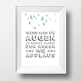 Wenn man die Augen zu macht