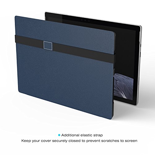 MoKo Microsoft Surface Pro 4 Hülle – Ultra Slim Lightweight Schutzhülle Smart Cover mit Standfunktion für Surface Pro 4 12.3 Zoll Tablet-PC, Marineblau - 5