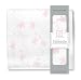 SwaddleDesigns X-Large Muslin Swaddle Blanket, Butterflies (Pastel Pink)