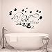 Produktbild WWYJN Bath Time Wall Art Quotes Removable Vinyl Wall Stickers Duck Bubble Lettering Kids Decal  57x35cm