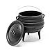 Produktbild Wiltec Dutch Oven Potjie Gusseisen Kessel 1L Camping Outdoor Kochzubehör