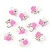 Nail Art Tip Decoration Rose Faux Pearl Charms Pack of 10