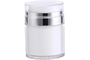 SNNER Airless Pumpspender Creme Spender Vakuumflasche FüR Creme Luftloses Pumpenglas Leer NachfüLlbare Reisecreme Flasche Tragbarer Kosmetischer BehäLter 30ml