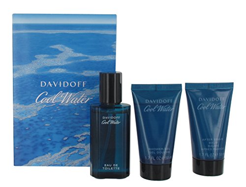 Davidoff Cool Water EDT Spray 40 ml/ Shower Gel 50 ml/ Aftershave Balm 50 ml
