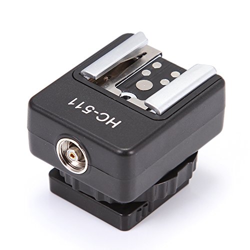 Fotga adaptateur de sabot Hot Shoe convertisseur de Flash pour appareil photo Sony cam  scopes Sony A7 A7R A7II A7S A6000 NEX-6 A99 A58 RX1 RX1R RX10 RX100M VG900E VG30E CX900E AX100E  fonctionne avec une Version de Flash pour Canon  HC-511