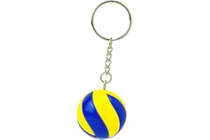 BKstuff Portachiavi Pallavolo Basket Palla Gadget Sportivo per Squadra