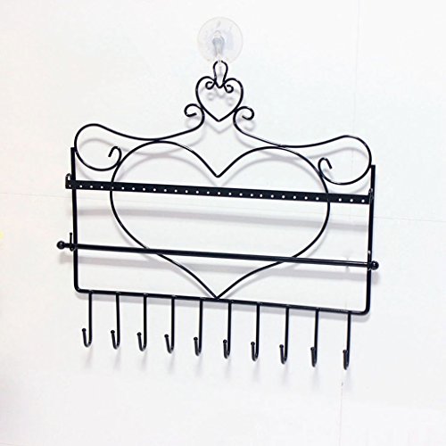 Gazechimp Wand Schmuckhalter Schmuck Aufbewahrung Display Hänger Haken Schwarz