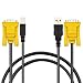 OLLGEN 5 Feet 2-in-1 KVM Cable including USB 2.0 Cable VGA Cable Male to Male and USB A to B for KVM Switch Box RS.1899.00