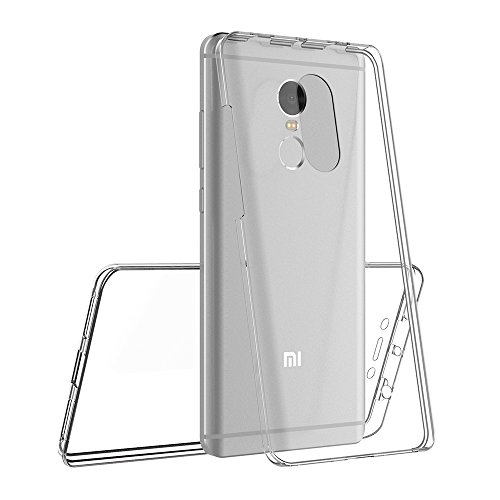 Funda Xiaomi Redmi Note 4  AICEK Transparente Silicona 360  Full Body Fundas para Xiaomi Redmi Note 4 Carcasa Silicona Funda Case  5 5  