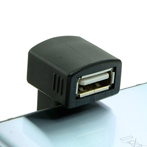 CY bis rechts 180 Grad abgewinkelter micro USB OTG zu USB 2.0 Buchse Verlängerung Adapter für Handy & Tablet - 2
