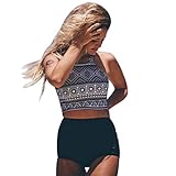 badeanzug bikini schwanger Gewicht: 160 (S-XL); Paket: 1PC Damen Bademode (mit Chest Pad)