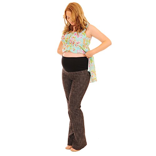 Over bump denim trousers Blue