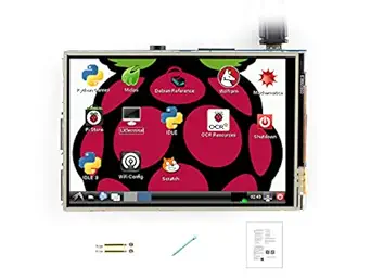 Waveshare Raspberry Pi LCD Display Module 3.5inch 320*480 TFT Resistive Touch Screen Panel SPI Interface for Rapsberry-pi Model B B