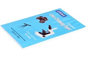 OMAX - Lot de 100 feuilles de papier de nettoyage pour objectifs optiques et appareils photo sans rayures